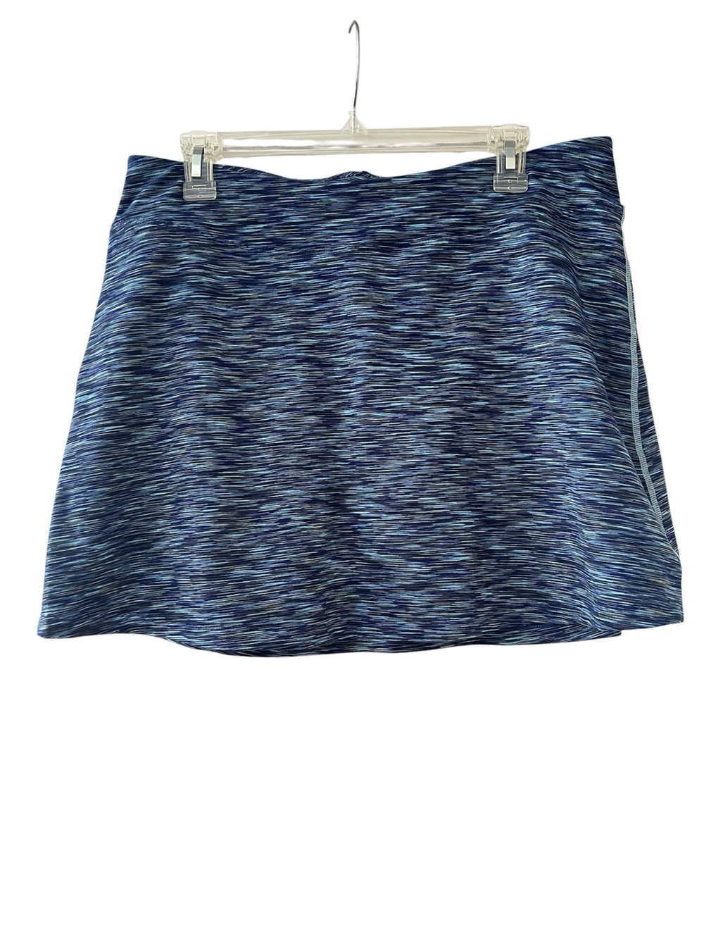 Title Nine Athletic Skort Blue Stripe Size Large